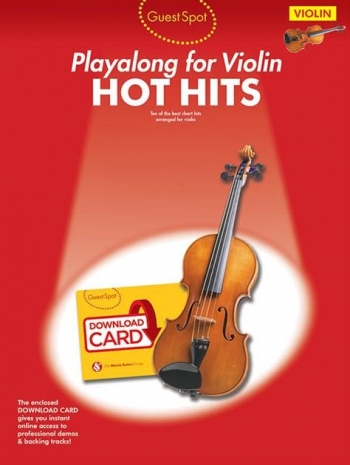 Guest Spot: Hot Hits Violin (Book/Download Card)