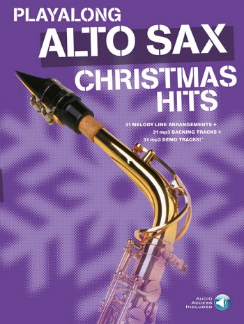 Play-Along Alto Sax: Christmas Hits Book & Online Audio