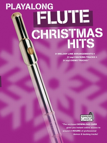 Play-Along Flute Christmas Hits Book & Download Card