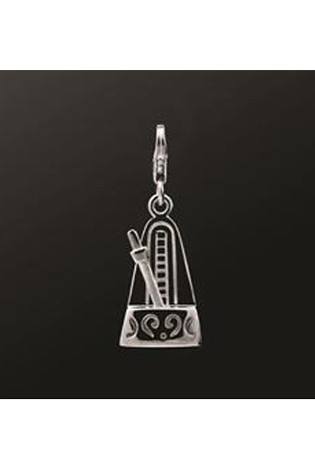 Sterling Silver Metronome Charm Suitable For Necklaces Or Charm Bracelets