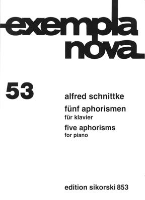 Five Aphorisms: Piano Solo