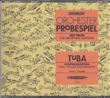 Test Pieces For Orchestral Auditions Tuba (Orchester Probespiel) Cd Only