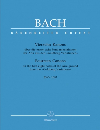 Bach J. S. 14 Canons BWV 1087  (Barenreiter)