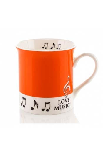 Little Snoring: Colour Block Mug - Orange