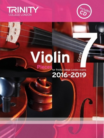OLD STOCK Trinity College London Violin Grade 7 Violin & Piano & Cd 2016-2019
