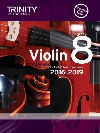 OLD STOCK Trinity College London Violin Grade 8 Violin & Piano & Cd 2016-2019