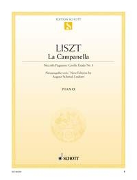 La Campanella (Niccolò Paganini: Great Study No. 3)  Piano (Schott)