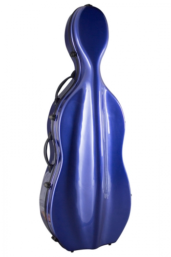 Hidersine Blue Fibreglass Cello Case