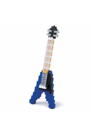 Nanoblock Electric Blue Guitar