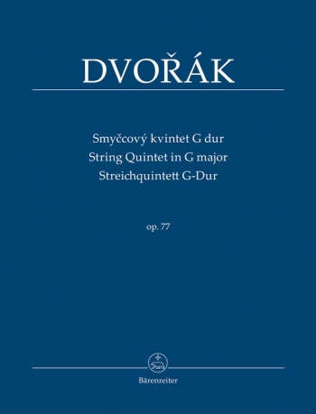 String Quartet G Major Op77: Study Score (Barenreiter)