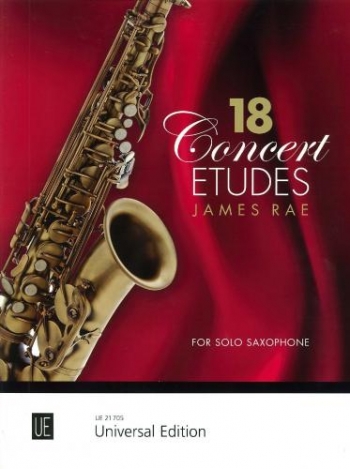 18 Concert Etudes For Solo Saxophone (rae) (Universal)
