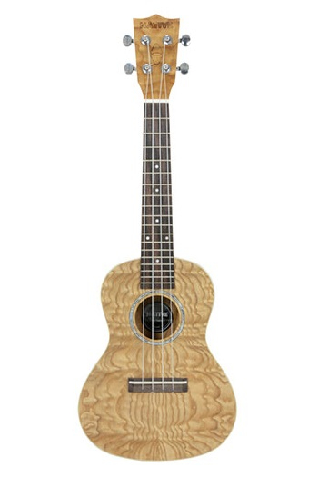 Curly Ash Concert Ukulele