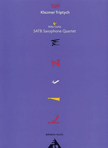 Klezmer Triptych Saxophone Quartet Score And Parts SATB Arr Mike Curtis
