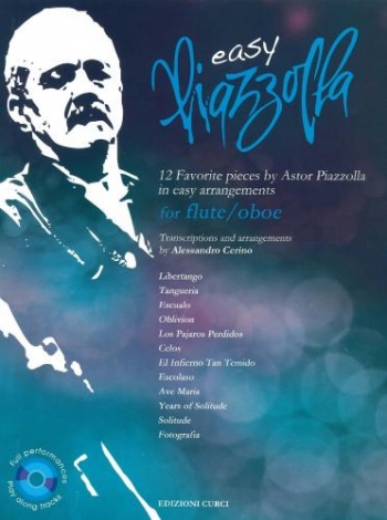Easy Piazzolla - Flute Or Oboe  Book & CD
