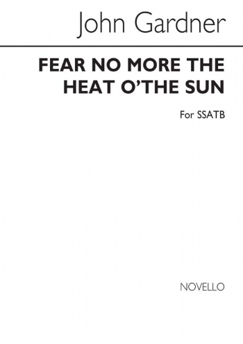 Fear No More The Heat O' The Sun (Cymbeline) Op.71 SSATB/Choral (Novello)