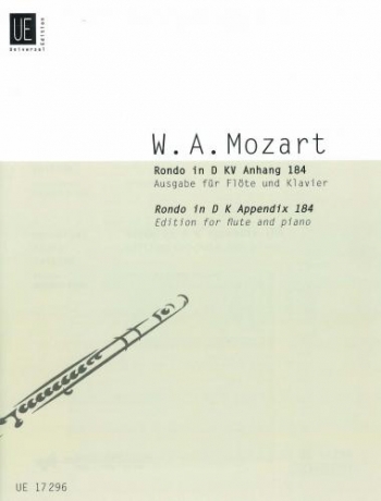 Rondo In D KV 184: Flute & Piano (Universal)