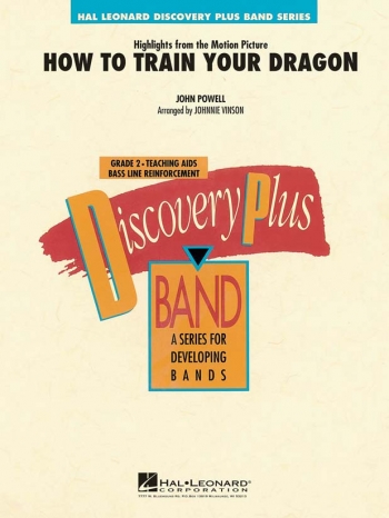 Discovery Plus: Highlights From How To Train Your Dragon: Concert Band Score & Parts (Vins