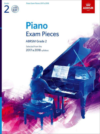 ABRSM Piano Exam Pieces 2017 & 2018 Grade 2 Book & CD