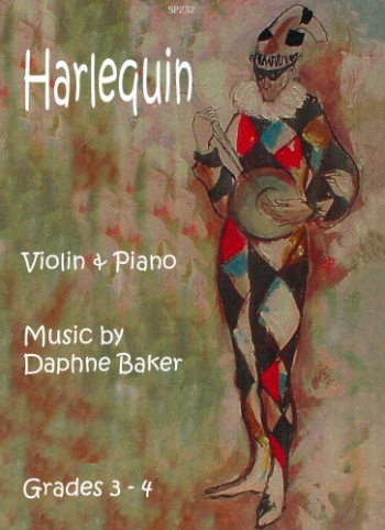 Harlequin For Violin & Piano (Baker)(Spartan)