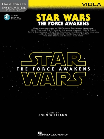 Instrumental Play-Along: Star Wars - The Force Awakens: Viola Book & Online Audio
