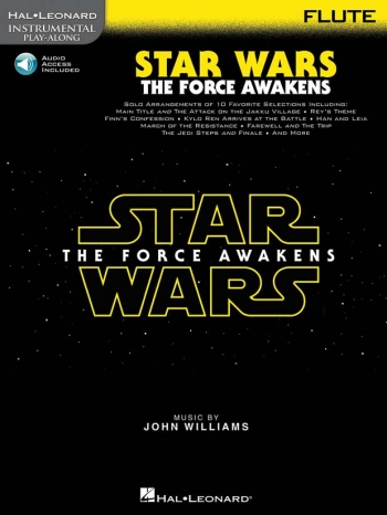 Instrumental Play-Along: Star Wars - The Force Awakens: Flute Book & Online Audio