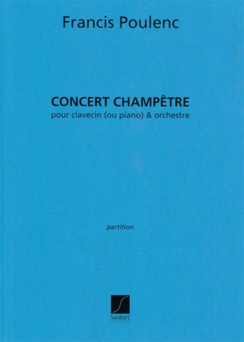 Concert Champetre Partition Clavecin Ou Piano Et (Salabert)