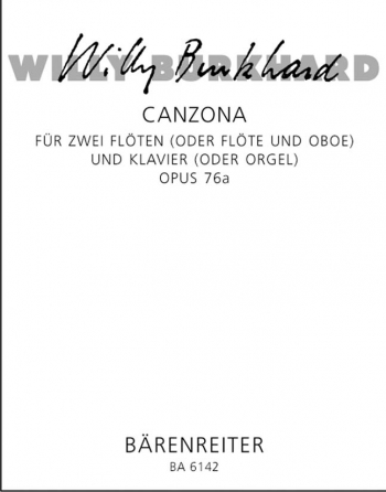 Canzona, Op.76a (1945/47). : Mixed Ensemble: (Barenreiter)