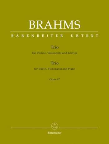 Piano Trio in C, Op.87 (Urtext). : Mixed Ensemble: (Barenreiter)