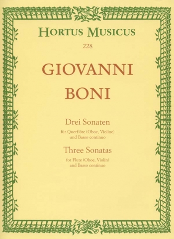 Sonatas (3) (D min, E min, A maj) Flute & Piano: (Barenreiter)