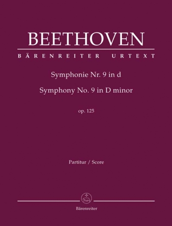 Symphony No.9 in D minor, Op.125 (Choral) (Urtext). : Large Score Paperback: (Barenreiter)