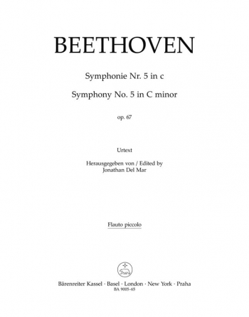 Symphony No.5 in C minor, Op.67 (Urtext). : Wind set: (Barenreiter)