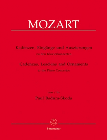Cadenzas, Entrances & Embellishments for Mozart's Piano Concertos. (K.175, 238, 415, 449, 453, 456,
