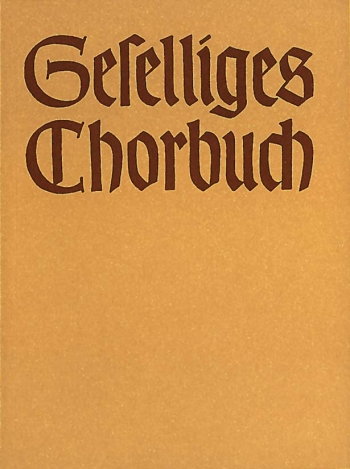 Geselliges Chorbuch Part 1: 151 Songs and Canons (G). : Choral: (Barenreiter)