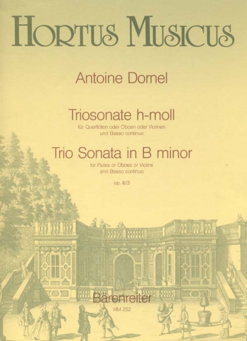 Trio Sonata in B minor, Op.3/3. : 2 Flutes & Continuo: (Barenreiter)