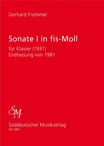 Sonata No.1 in F-sharp minor (1931) (Final version 1981). : Piano: (Barenreiter)