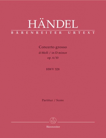 Concerto grosso Op.6/10 in D minor (Urtext). : Large Score Paperback: (Barenreiter)