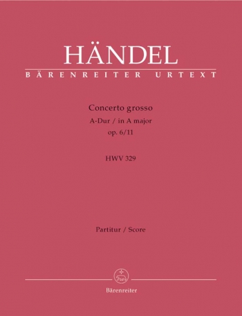 Concerto grosso Op.6/11 in A (Urtext). : Large Score Paperback: (Barenreiter)