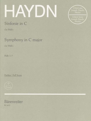 Symphony No.  7 in C (Le Midi) (Hob.I:7) (Urtext). : Large Score Paperback: (Barenreiter)