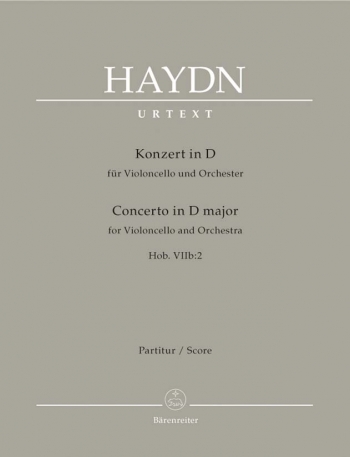 Concerto for Cello in D (Hob.VIIb:2),(original version) (Urtext). : Large Score Paperback: