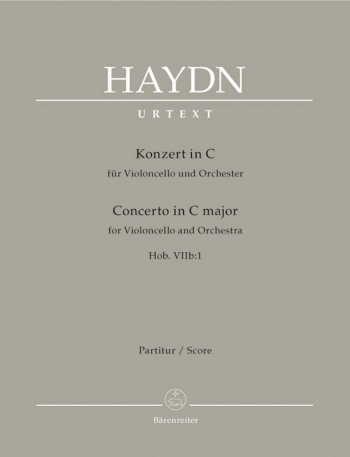 Cello Concerto C (Hob.VIIb:1) (Urtext): Large Score Paperback: (Barenreiter)