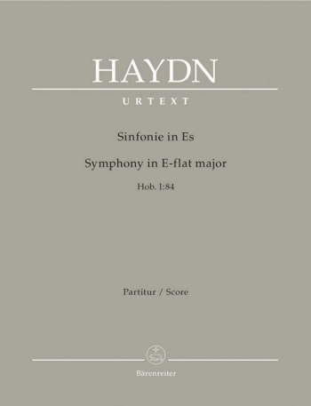 Symphony No. 84 in E-flat (Hob.I:84) (Urtext). : Large Score Paperback: (Barenreiter)