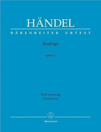 Rodrigo (Vincer se stesso e la maggior vittoria) (HWV 5) (It)  (Urtext).: Vocal Score: (Barenreiter)