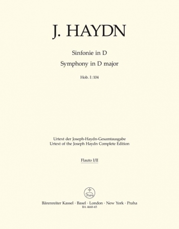 Symphony No.104 in D (London) (Hob.I:104) (London No.12) (Urtext). : Wind set: (Barenreiter)
