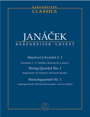 String Quartet No.1 (Inspired by Tolstoy's Kreutzer Sonata")  Study Score (Barenreiter)