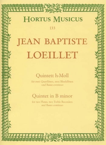 Quintet in B minor. : Mixed Ensemble: (Barenreiter)