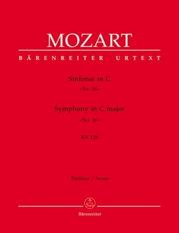 Symphony No.16 in C (K.128) (Urtext). : Large Score Paperback: (Barenreiter)