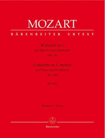 Concerto for Piano No.24 in C minor  (K.491) (Urtext). : Large Score Paperback: (Barenreiter)