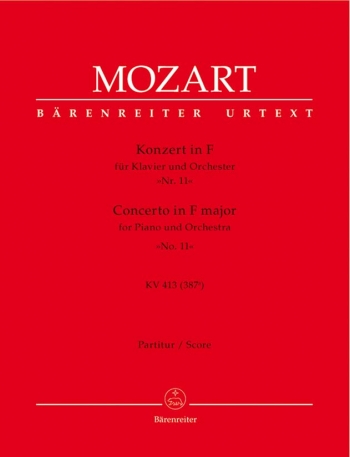 Concerto for Piano No.11 in F  (K.413) (Urtext). : Large Score Paperback: (Barenreiter)