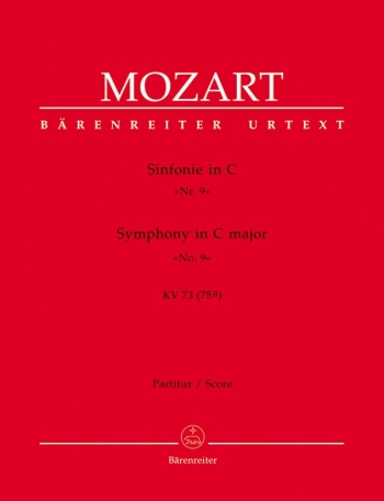Symphony No. 9 in C (K.73) (Urtext). : Large Score Paperback: (Barenreiter)