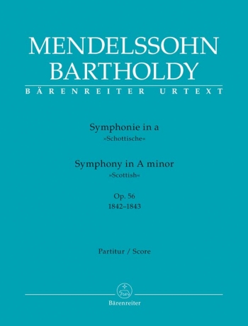 Symphony No.3 in A minor, Op.56 (Scottish) (Urtext). : Large Score Paperback: (Barenreiter)